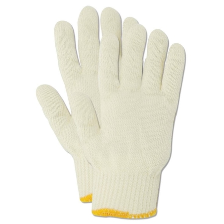 Magid Machine Knit Gloves, Natural, 12 PK 13-681-KW-PC